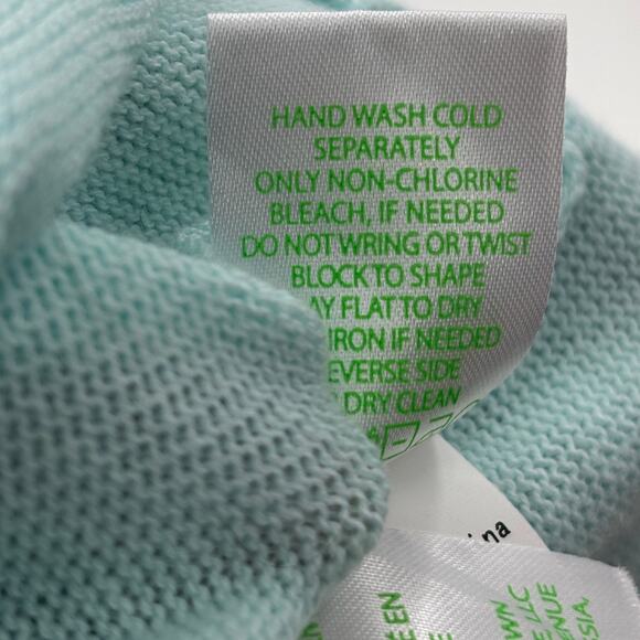 Lilly Pulitzer Whisper Blue Caralynn Sequin Pineapple Sweater - Picture 12 of 12